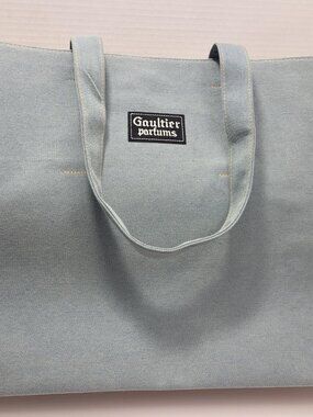 Jean Paul Gaultier Parfums Denim Tote Bag
